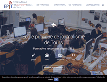 Tablet Screenshot of epjt.fr